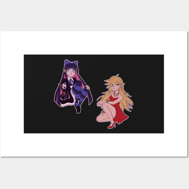 Panty and Stocking Wall Art by Probablynotsam